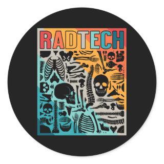 Radiologic Technologist X-Ray Mri Cat Scan Classic Round Sticker