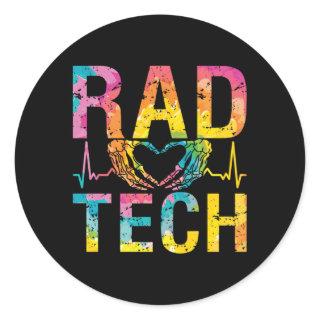 Radiology Tech Rad Tech Medicine Technologist Xray Classic Round Sticker