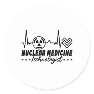 Radiology Tech Xray Nuclear Medicine Technologist Classic Round Sticker