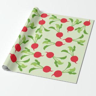 Radish Red Green Pattern