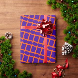 Railroad Violet Orange Minimal Pattern