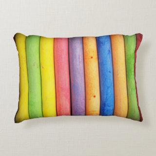 rainbow accent pillow