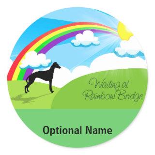 Rainbow Bridge Classic Round Sticker