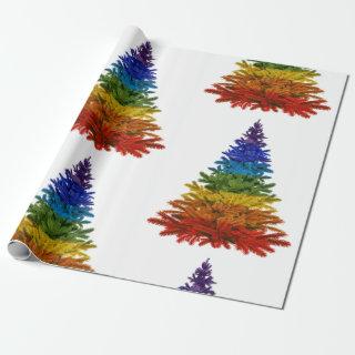 rainbow christmas tree