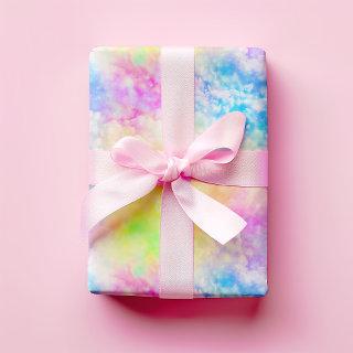 Rainbow Cloud Colorful Tie Dye Neon Sky