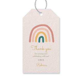 Rainbow  Colorful Baby Shower Gift Tags