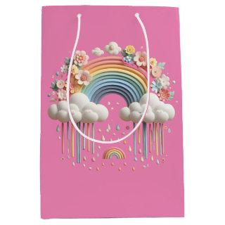 Rainbow Design Medium Gift Bag