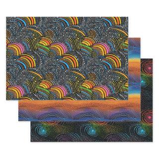 Rainbow dot art style