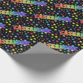 Rainbow First Name "CASSANDRA" + Stars