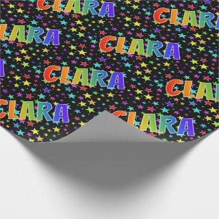 Rainbow First Name "CLARA" + Stars