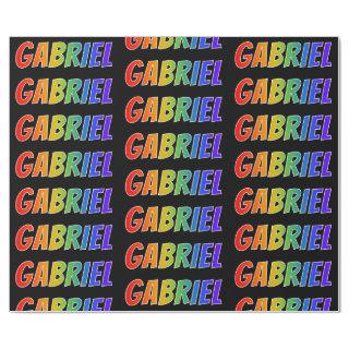 Rainbow First Name "GABRIEL"; Fun & Colorful