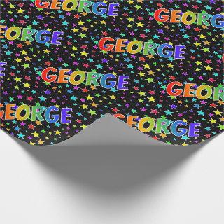 Rainbow First Name "GEORGE" + Stars