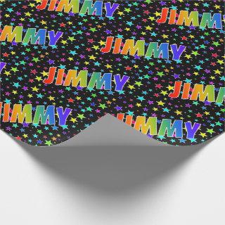 Rainbow First Name "JIMMY" + Stars