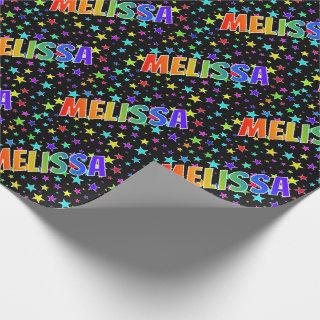 Rainbow First Name "MELISSA" + Stars