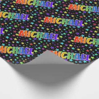 Rainbow First Name "MICHAEL" + Stars