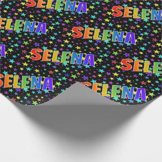 Rainbow First Name "SELENA" + Stars