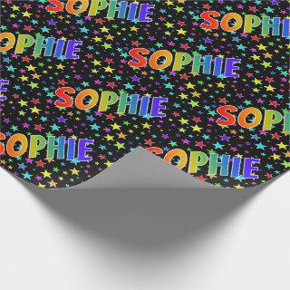 Rainbow First Name "SOPHIE" + Stars