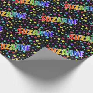 Rainbow First Name "SUZANNE" + Stars