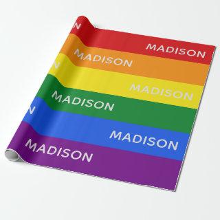 Rainbow Flag custom name