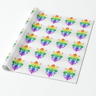 Rainbow Fleur-de-lis