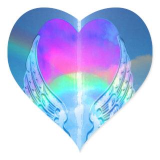 Rainbow Heart Heart Sticker