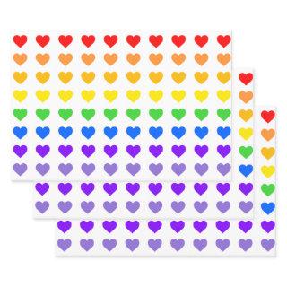 Rainbow Hearts    Sheets