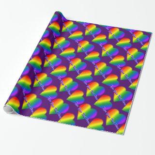 Rainbow Love  Custom Gay Pride Paper