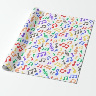 Rainbow Musical Notes