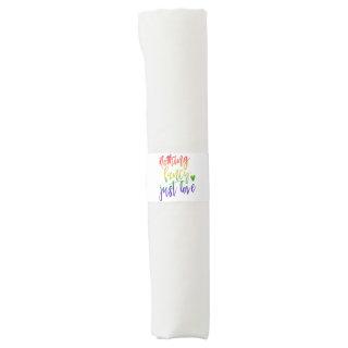 Rainbow Nothing Fancy Just Love | Casual Wedding Napkin Bands
