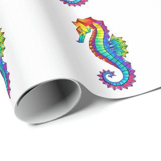 Rainbow Polygonal Seahorse