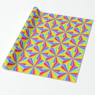 Rainbow ray's bright coloured patterned wrap