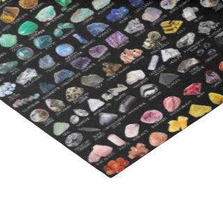 Rainbow Rocks Crystal Collection Chart Tissue Paper