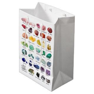 Rainbow Rocks Crystal Collection Gems Gift Bag