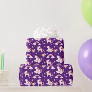 Rainbow & Unicorn  Gift Wrap