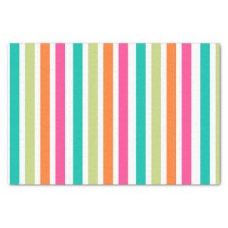 Rainbow vertical stripes colorful retro multicolor tissue paper