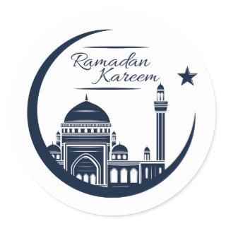 Ramadan Classic Round Sticker new