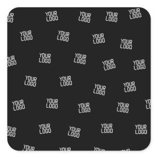 Randomly Arranged Design, Business Logo or Image Square Sticker