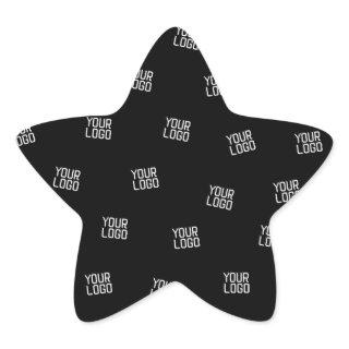 Randomly Arranged Design, Business Logo or Image Star Sticker