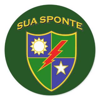 Ranger crest - Sua Sponte Classic Round Sticker