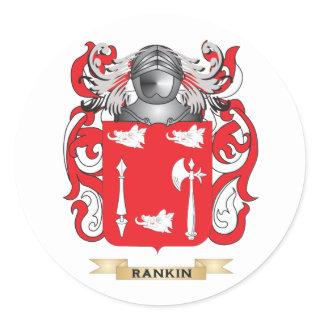 Rankin Coat of Arms (Family Crest) Classic Round Sticker