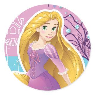 Rapunzel - Artistic Princess Classic Round Sticker