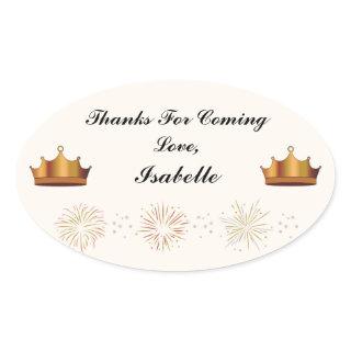 Rapunzel Party Thank You Sticker
