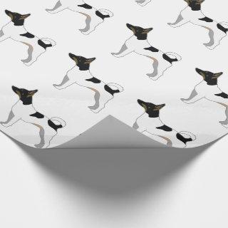 Rat Terrier Basic Breed Silhouette Design