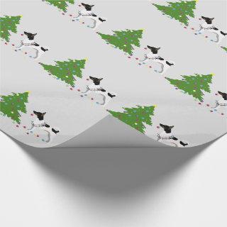 Rat Terrier Silhouette Christmas Design