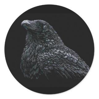 Raven Classic Round Sticker
