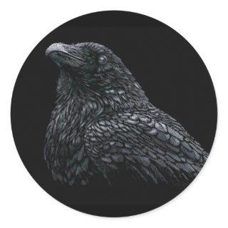 Raven Classic Round Sticker