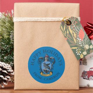 Ravenclaw Coat of Arms | Happy Holidays Classic Round Sticker
