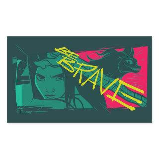 Raya and the Last Dragon - Be Brave Rectangular Sticker
