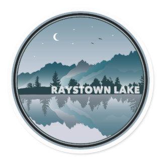 Raystown Lake Pennsylvania Reflection Classic Round Sticker