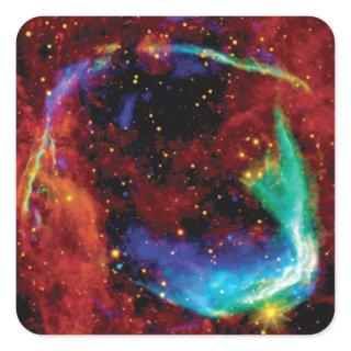 RCW 86 Supernova Remnant - NASA Hubble Space Photo Square Sticker